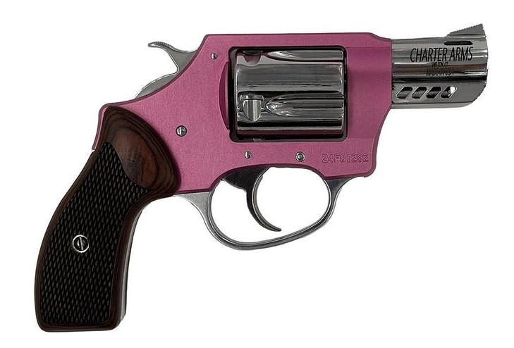 CHARTER ARMS COYOTE .380 ACP 5RD 2IN BARREL 2 MOON CLIPS INCLUDED LAVENDER 53804 - Taurus Savings